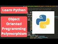 Python Overriding Methods, Polymorphism Basics - Python programming for beginners.