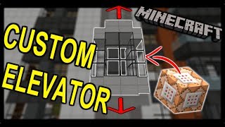[Minecraft 1.15] Custom Elevators - Command Datapack