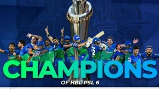 Multan sultan win final match HBL psL 6 2021 vs Peshawar zalmi