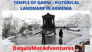 TEMPLE OF GARNI IN ARMENIA - AN ANCIENT LANDMARK IN KOTAYK PROVINCE OF ARMENIA