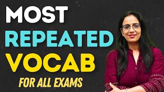 Most Repeated Vocab For All Exams - 1 | Syno & Anto | SSC GD, CGL, CHSL, MTS, DSSB | By Rani Ma'am