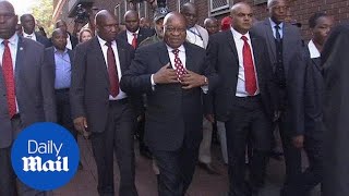 South Africa's ex-president Jacob Zuma appeared in court