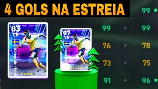 ISAK FEZ 4 GOLS NA ESTREIA ABSURDA 🤯COMO UPAR ALEXANDER ISAK NO EFOOTBALL 2025