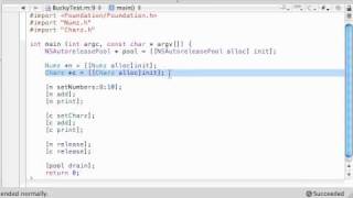 Objective C Programming Tutorial - 40 - Running a Polymorphic Program