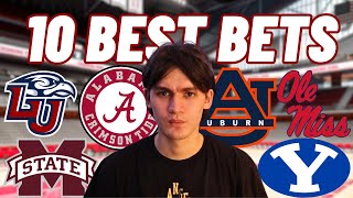 10 BEST BETS FOR COLLEGE BASKETBALL 2/15!