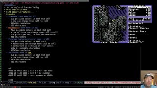 Commodore 128 Assembly #38: Farm Game part 1: Planning the Graphics