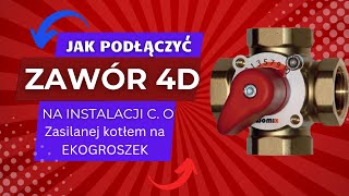 🔥Jak prawidłowo podłączyć zawór czterodrogowy?🔥 Montaż kotła pieca na ekogroszek firmy KOTŁOSPAW!