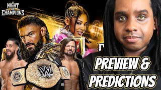 FULL WWE Night of Champions 2023 Preview and Predictions || New World Heavyweight Champ Crowned!