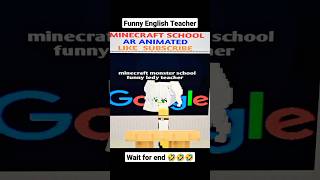 This MineCraft Villager is the Best Funny Ledy Teacher EVER!🤣🤣 #shorts #minecraft #shortsfeed