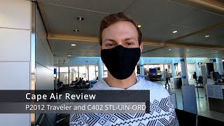 Cape Air review STL to ORD on a P2012 traveler and C402