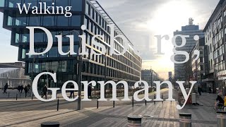 Duisburg, Germany; walking through main part of city