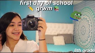 GRWM: FIRST DAY OF SCHOOL 2018  (8TH GRADE)