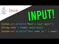 How to get INPUT in JAVA! (fast)