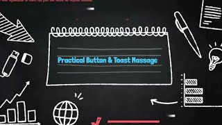 Android Studio Tutorial | Button Click Event & Toast Massage | Android Development #softwaretechit