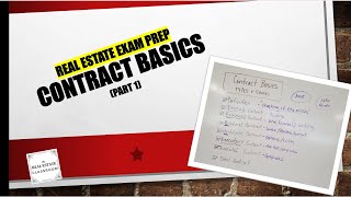 Contract Basics (Part 1) | Real Estate Exam Prep s