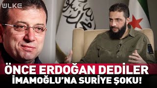 Önce Cumhurbaşkanı Erdoğan Dediler Ekrem İmamoğlu'na Suriye Şoku! #haber