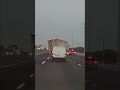 Semi-Truck Crashes After Refusing to Let Cars Pass #shorts #viral