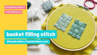 basket filling stitch