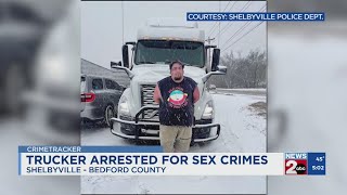 Nebraska trucker arrested in Shelbyville for sex crimes against 12-year-old girl