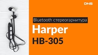 Распаковка bluetooth стереогарнитуры Harper HB-305 / Unboxing Harper HB-305