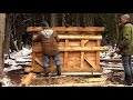 stone boat inexpensive logging trailer ep26 outsider log cabin