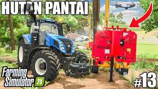 I CREATED THE PERFECT LOG TRANSPORT SYSTEM | Farming Simulator 25 - HUTAN PANTAI | Episode 13