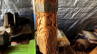 Woodcarving Fast Expressions with Our Dremel #4
