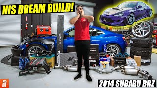 Surprising our SUBSCRIBER with his DREAM CAR BUILD! (Full Transformation) : 2014 Subaru BRZ [4K]!