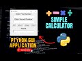 Simple Calculator GUI Application with Python | GUI Projects with Tkinter | Crazy Coders
