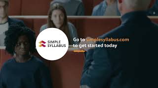 Syllabi Management Software