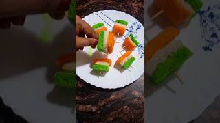 Happy independence day 🇮🇳🇮🇳 tricolour Food Recipe | #independenceday #ytshorts #food #shorts #recipe