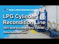 Semi Automatic LPG Cylinder Recondition Line