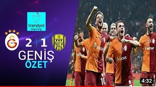 Galatasaray 2-1 Ankaragücü Maç Geniş Özeti