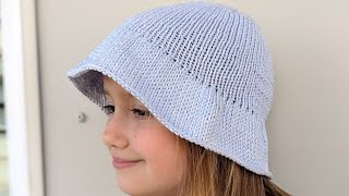 Knit Summer Bucket Hat