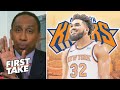 FIRST TAKE | Stephen A. calls Knicks are best team in NBA after they trade for Karl-Anthony Towns