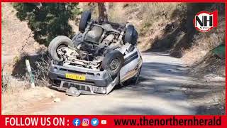 In an accident on Mehad – Neera-Kanthi link road in Ramban tehsil, one woman died while 12 persons