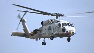 厚木基地の空-197 '15/9/12(SH-60J #63 ツノを付けてTest中？）