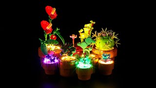 Install Lightailing Light Kit For Lego Tiny Plants 10329