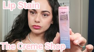 The Creme Shop Cinderella Gloss Pop Lip Stain Midnight Blush Review