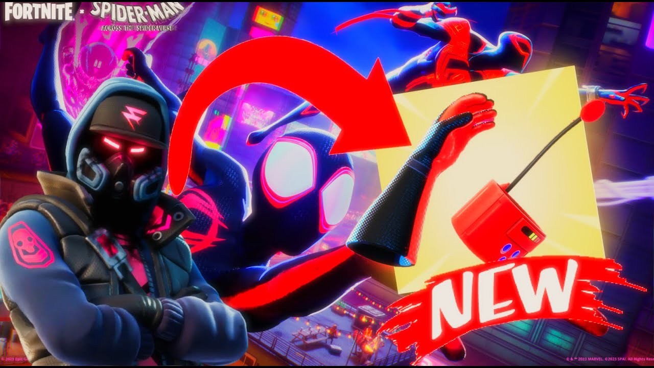 The Spider-verse Webshooters Are AMAZING!!!/ Fortnite Update - YouTube