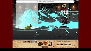 DragonFable | Wrath DragonLord Inn 3b | Zeclem's Keep: Boss (Weakcore/200 pt dragon)