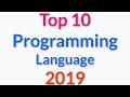 Top 10 Programming Languages for 2019