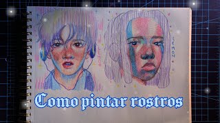 ⌦ .｡.:*♡ como pinto rostros con colores de madera ✩ prisma color ˚ ༘♡ ·˚ ₊˚ˑ