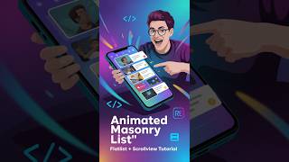 Build a Custom Animated Masonry List in React Native | FlatList + ScrollView Tutorial #uidesign