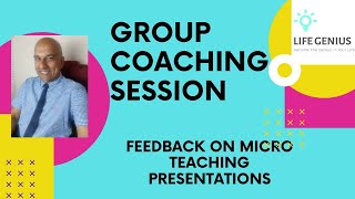 Group coaching #18 English Teaching Presentation Feedback