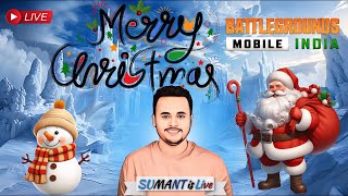 MERRY CHRISTMAS 🎅 CHRISTMAS SPECIAL BGMI LIVESTREAM | CONQUEROR RANK PUSH |  #bgmi #sumantislive