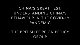 Prof. Rana Mitter on China's 'Great Test' in the COVID-19 Pandemic