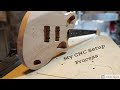 My CNC Setup Process | Fusion360 and Mach 3 | CNC Bass Guitar