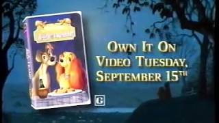 Lady and the Tramp Disney VHS Commercial 2 (1998)