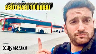 Abu Dhabi To Dubai RTA Bus only 25 Aed 🇦🇪25